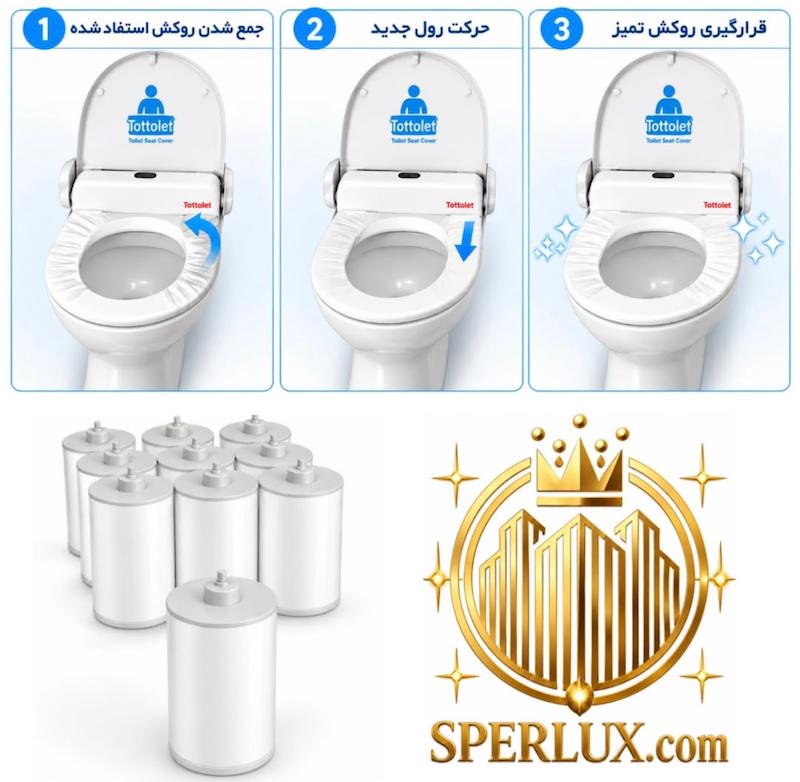 درب رول اتوماتیک فرنگی TOTTOLET درب چشمی توتولت