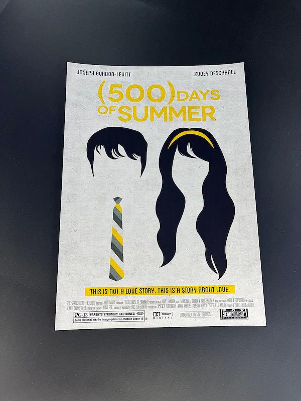 پوستر فیلم 500 days of summer