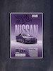 مجموعه پوستر ماشین طرح Nissan GTR R34