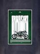 مجموعه پوستر موتور طرح Kawasaki NINJA H2