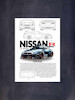 مجموعه پوستر ماشین طرح Nissan GTR R35