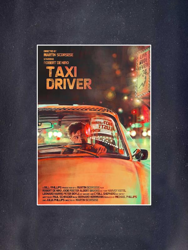 پوستر فیلم taxi driver