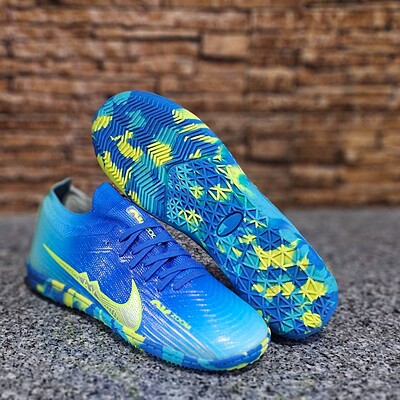 کفش فوتسال سایز کوچک نایک ایرزوم مرکوریال بدون ساق طرح اصلی Nike Aire zoom Vapor Mercurial 