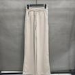 شلوار بگ زنانه اویشو ترکیه - کمر کشی - رنگ کرم بژ
