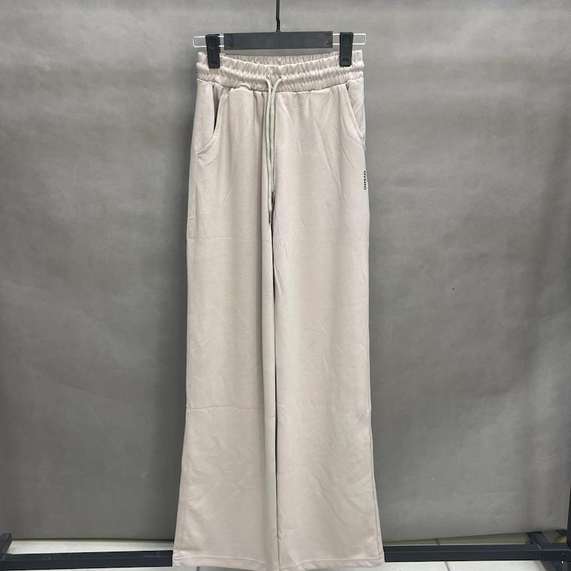 شلوار بگ زنانه اویشو ترکیه - کمر کشی - رنگ کرم بژ