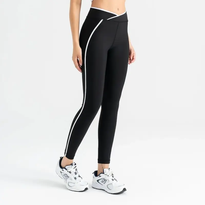 لگ ورزشی کمر گنی لیسمینا مدل V Line نوار سفید _ کد 556