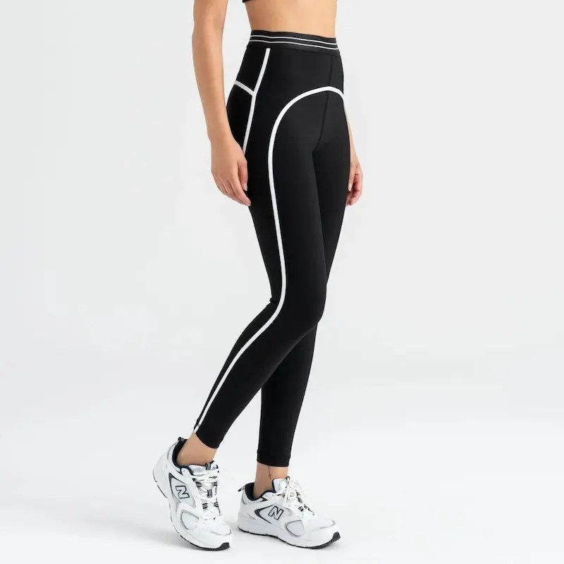 لگ ورزشی کمر گنی لیسمینا مدل Suit UP نوار سفید _ کد 555