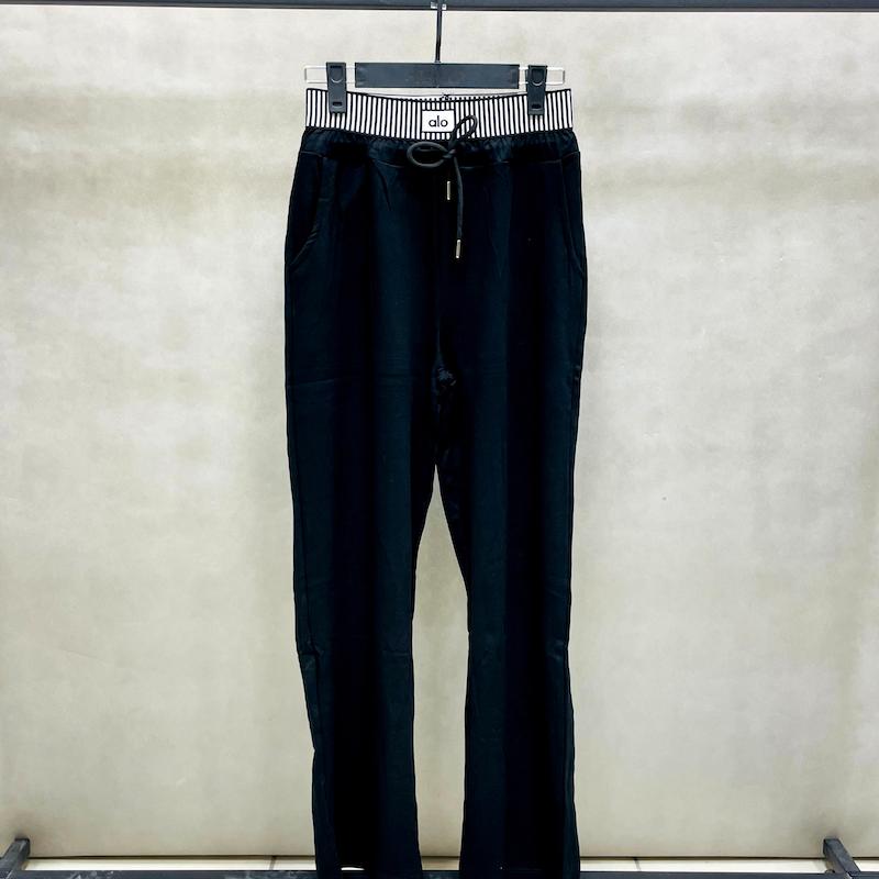 شلوار بگ زنانه الو یوگا ترکیه - کمر کشی - رنگ مشکی