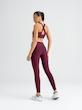 لگ ورزشی کمر گنی لیسمینا مدل kontrast بادمجانی نوار سفید _ کد 551