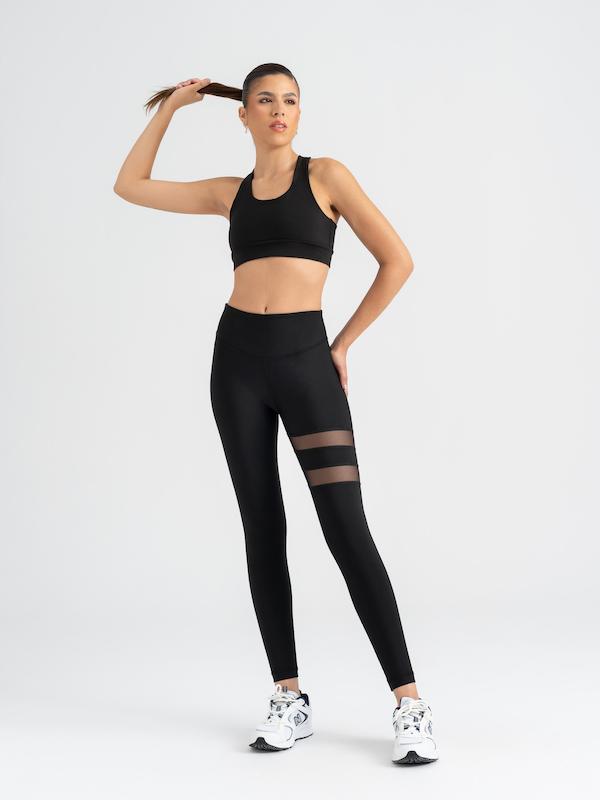 لگ ورزشی کمر پهن گنی مدل توری دار لیسمینا- کد 913