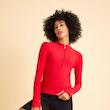 بلوز ورزشی آستین فینگردار لیسمینا - رنگ قرمز کد 154