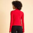 بلوز ورزشی آستین فینگردار لیسمینا - رنگ قرمز کد 154