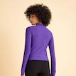 بلوز ورزشی آستین فینگردار لیسمینا - رنگ بنفش کد 153