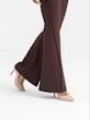 لگ ورزشی کمر گنی مدل دمپا گشاد لیسمینا سری Sculpt Line دوخت برعکس _ رنگ قهوه ای کد 1269