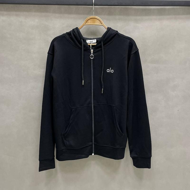 سویشرت ورزشی تمام زیپ الو ترکیه - رنگ مشکی - کد 235