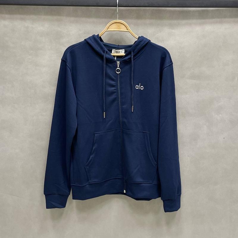 سویشرت ورزشی تمام زیپ الو ترکیه - رنگ سرمه ای - کد 235