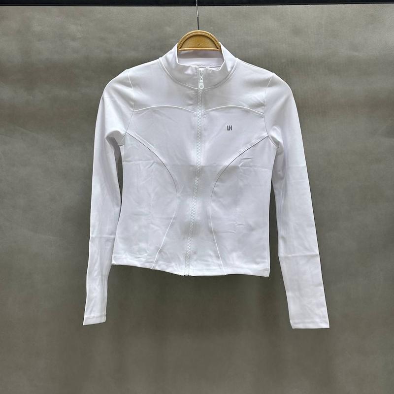 سویشرت ورزشی تمام زیپ لیدی هورم ترکیه - رنگ سفید - کد 2525