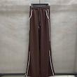 شلوار بگ زنانه اویشو بغل نوار دار وارداتی - رنگ قهوه ای - کد 2349