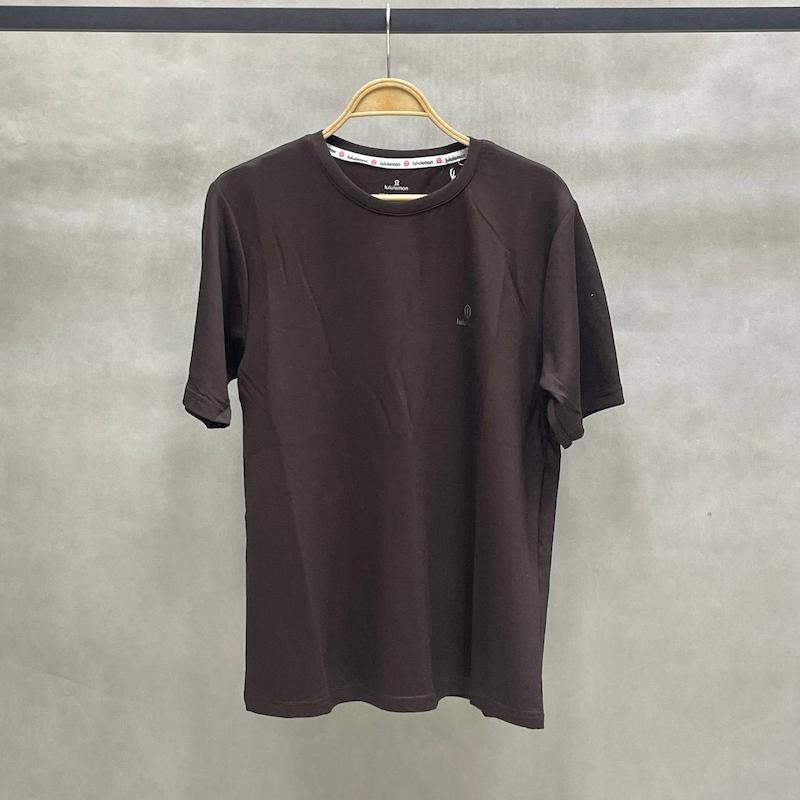 تیشرت یقه گرد قواره آزاد لولولمون lululemon - رنگ قهوه ای - کد