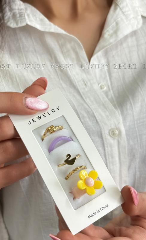 ست انگشتر فانتزی کد 1602