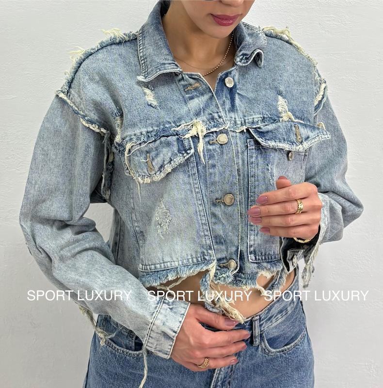 کت جین کوتاه کد 1665