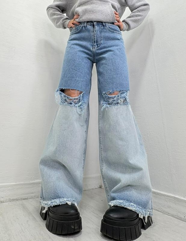 شلوار جین استرا بگ کد 1707