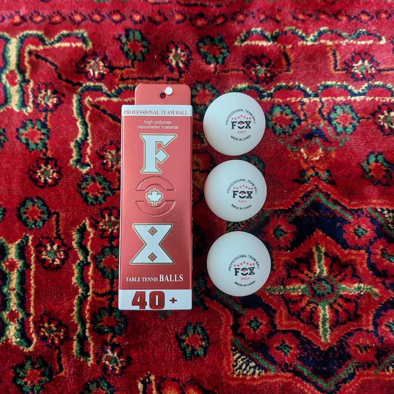 توپ پینگ پنگ fox بسته 3 عددی
