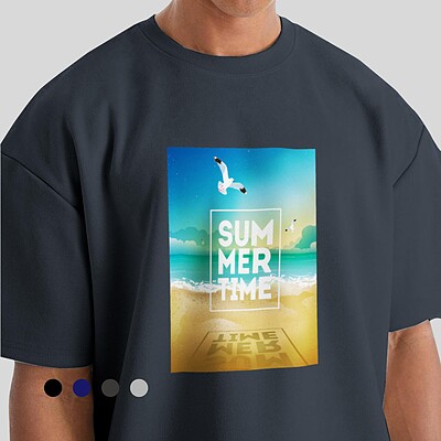 تیشرت اورسایز Summer 1991 مدل TS1974