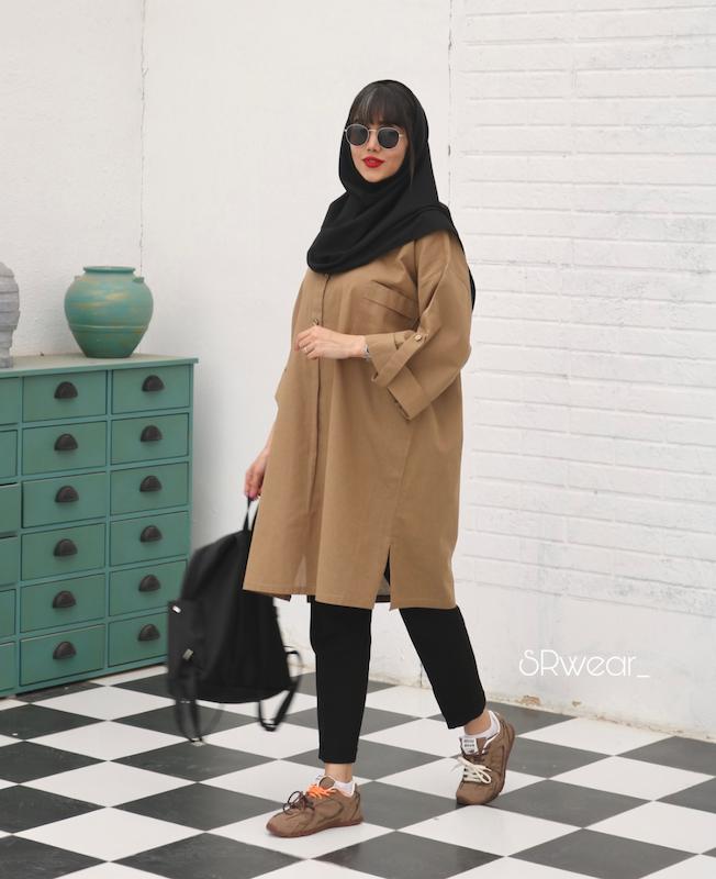 مانتو Boho قد ۱۰۰