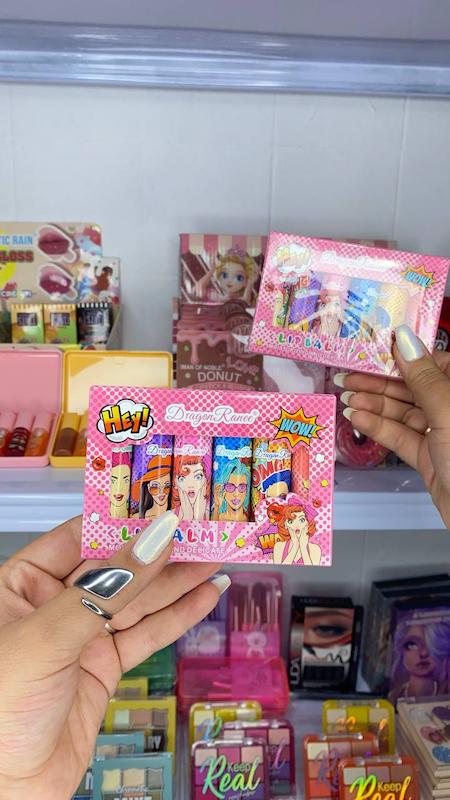 پک بالم لب ۶ رنگ باربی dragon ranee