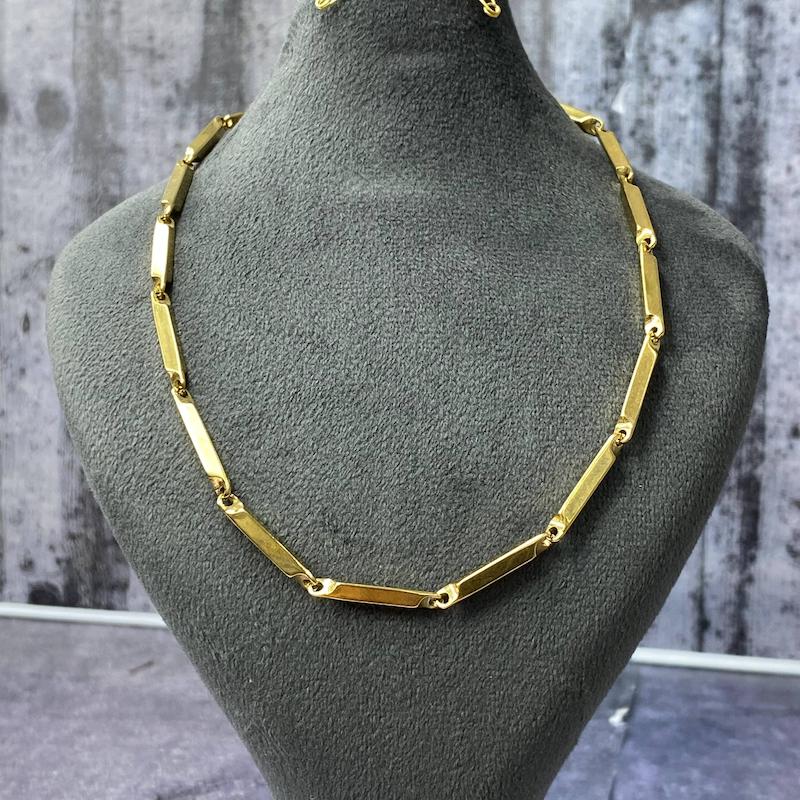 گردنبند طلایی استیل کبریتی خاص