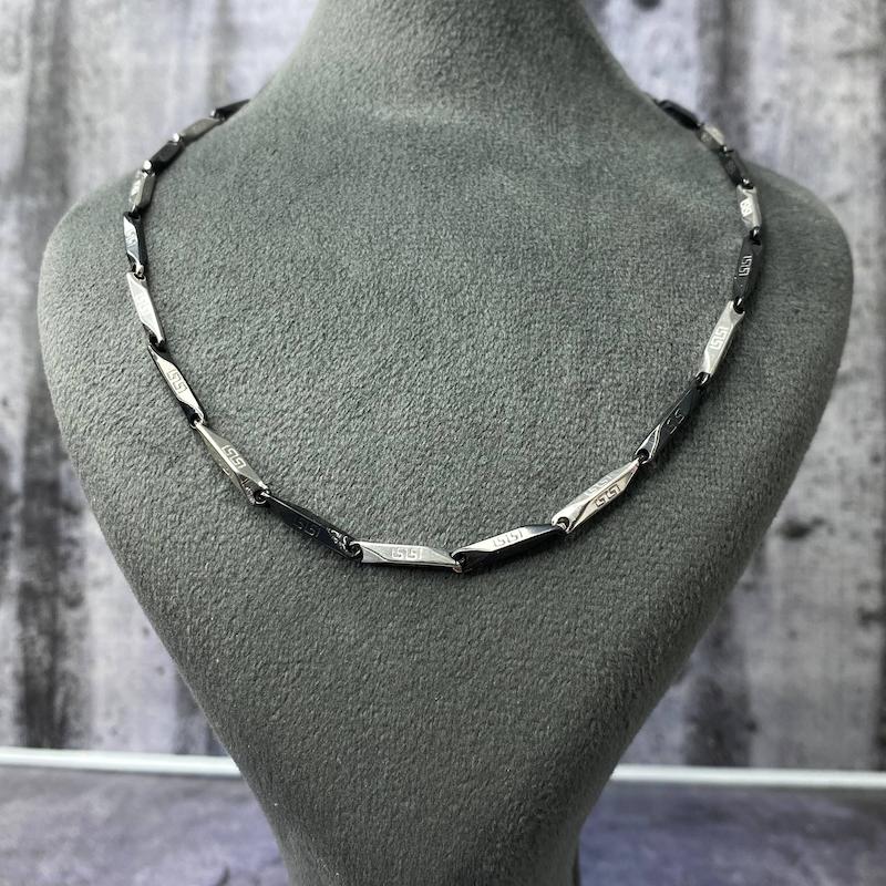 گردنبند دو رنگ استیل کبریتی خاص