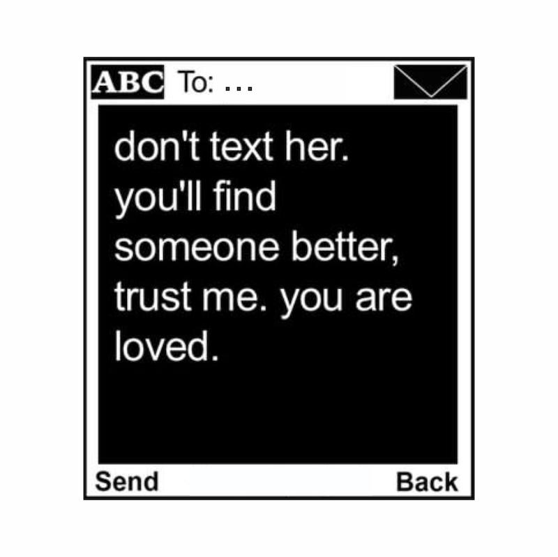 استیکر متن انگلیسی Unsent Socially1