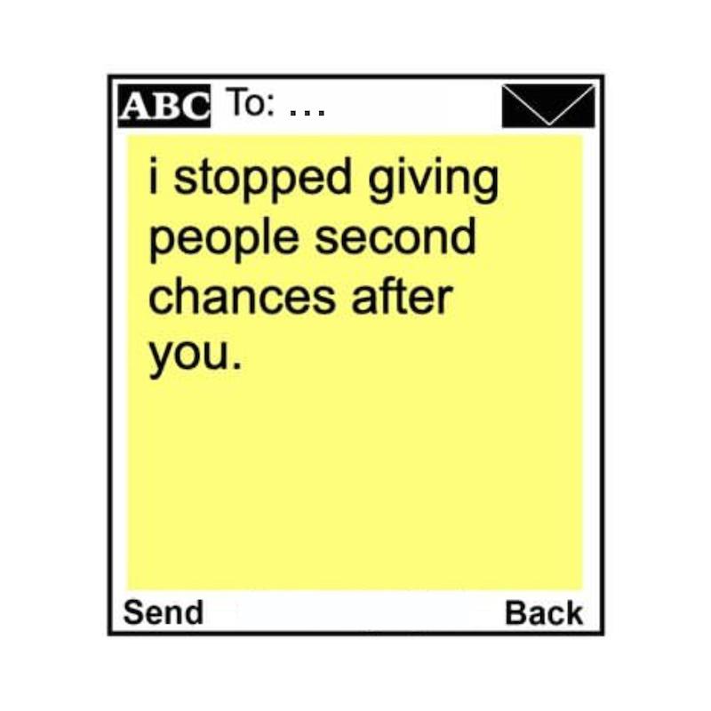 استیکر متن انگلیسی Unsent Socially7