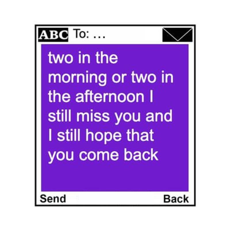 استیکر متن انگلیسی Unsent Socially8