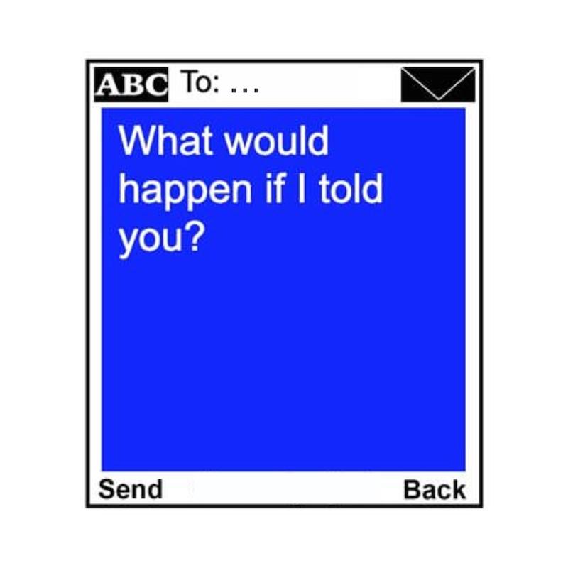 استیکر متن انگلیسی Unsent Socially10