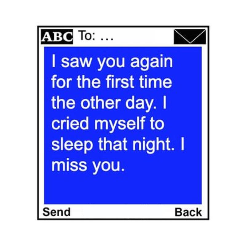 استیکر متن انگلیسی Unsent Socially12