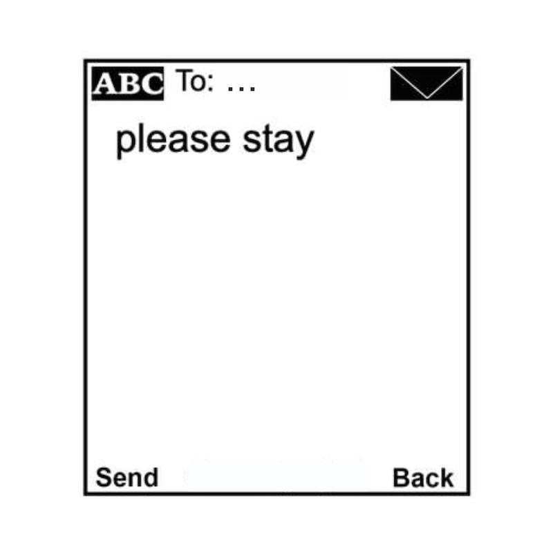 استیکر متن انگلیسی Unsent Socially13