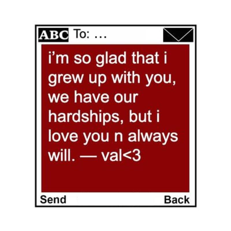 استیکر متن انگلیسی Unsent Socially15