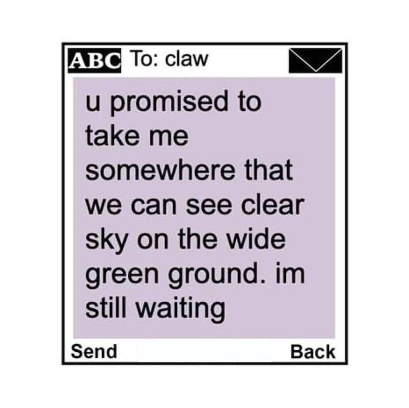 استیکر متن انگلیسی Unsent Socially19