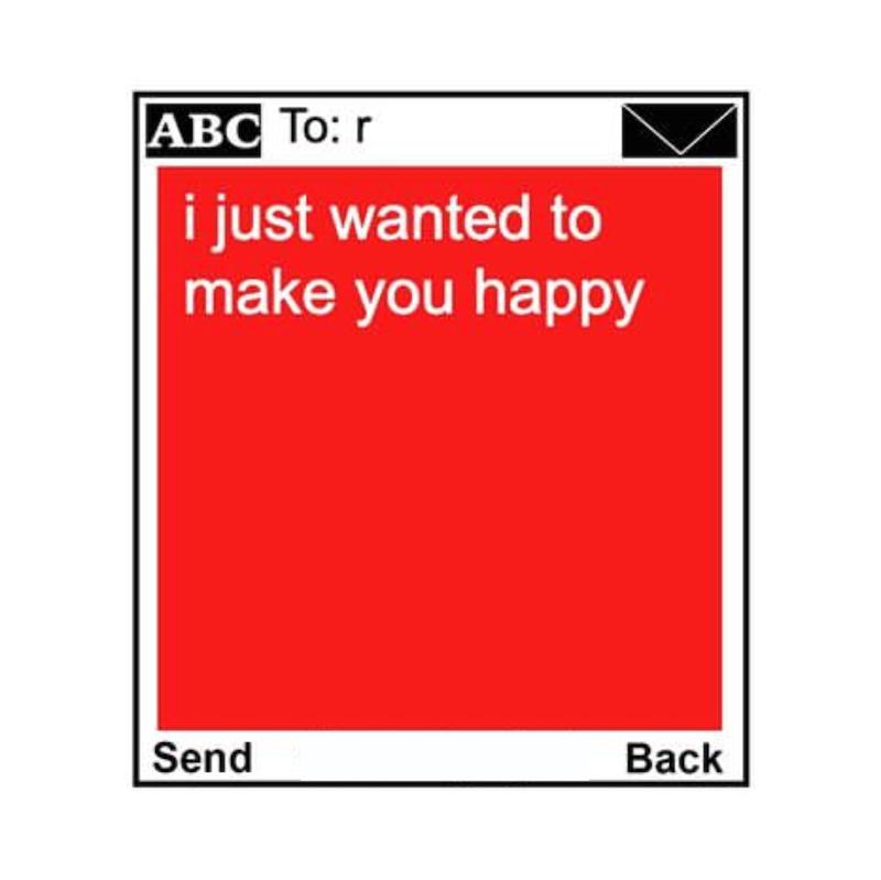 استیکر متن انگلیسی Unsent Socially20