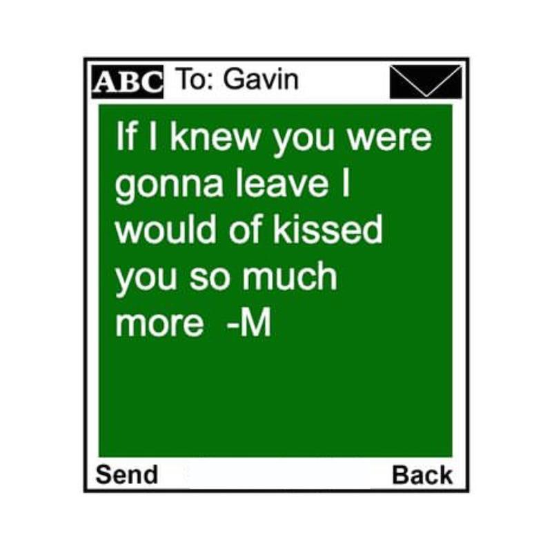 استیکر متن انگلیسی Unsent Socially21