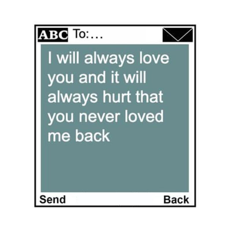 استیکر متن انگلیسی Unsent Socially31