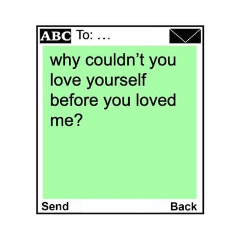 استیکر متن انگلیسی Unsent Socially37