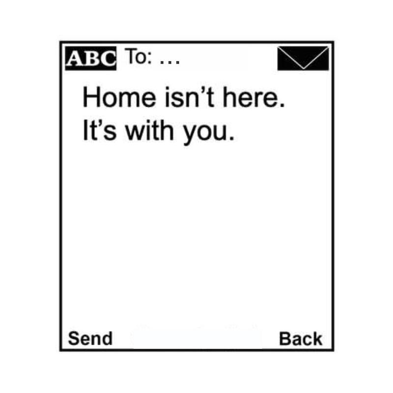 استیکر متن انگلیسی Unsent Socially41