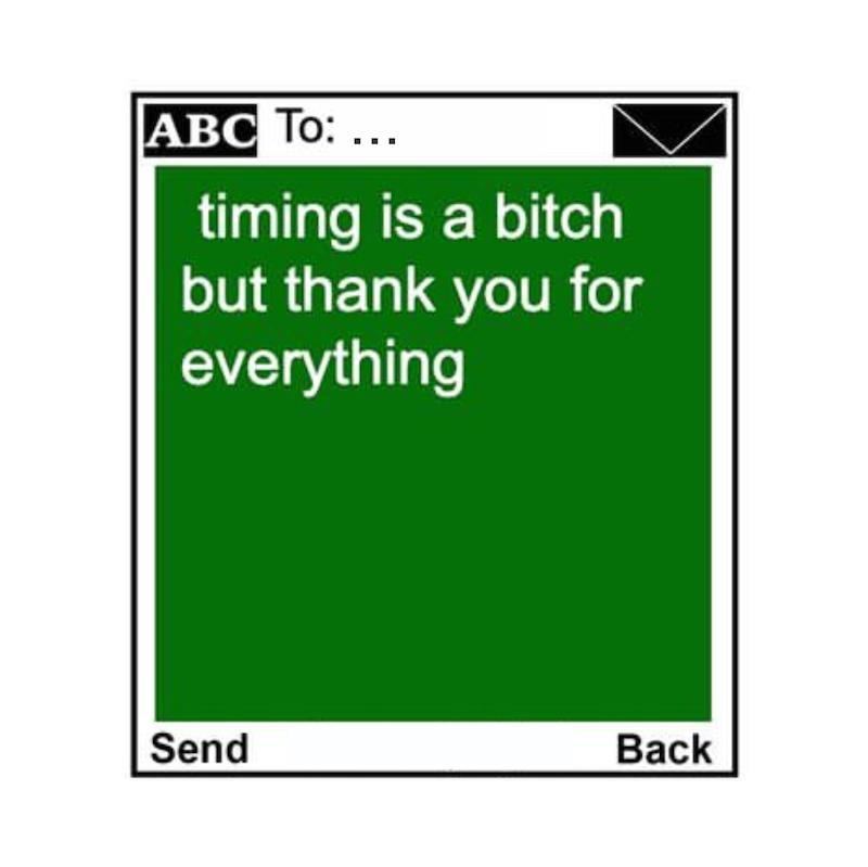 استیکر متن انگلیسی Unsent Socially43