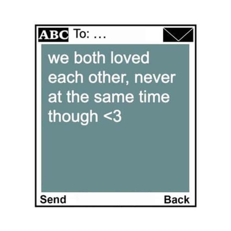 استیکر متن انگلیسی Unsent Socially42