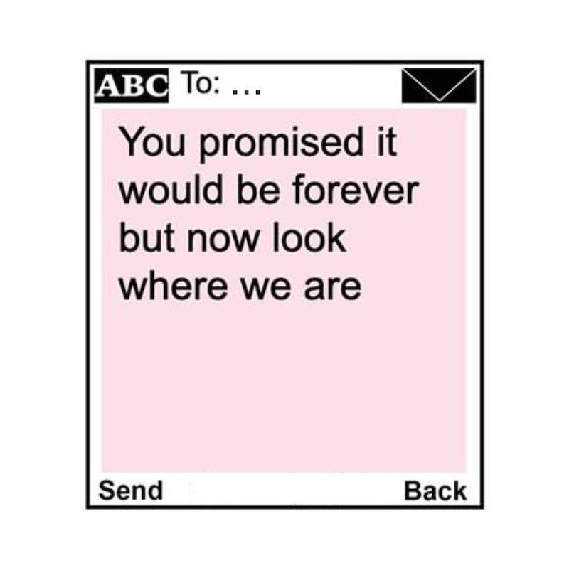 استیکر متن انگلیسی Unsent Socially57