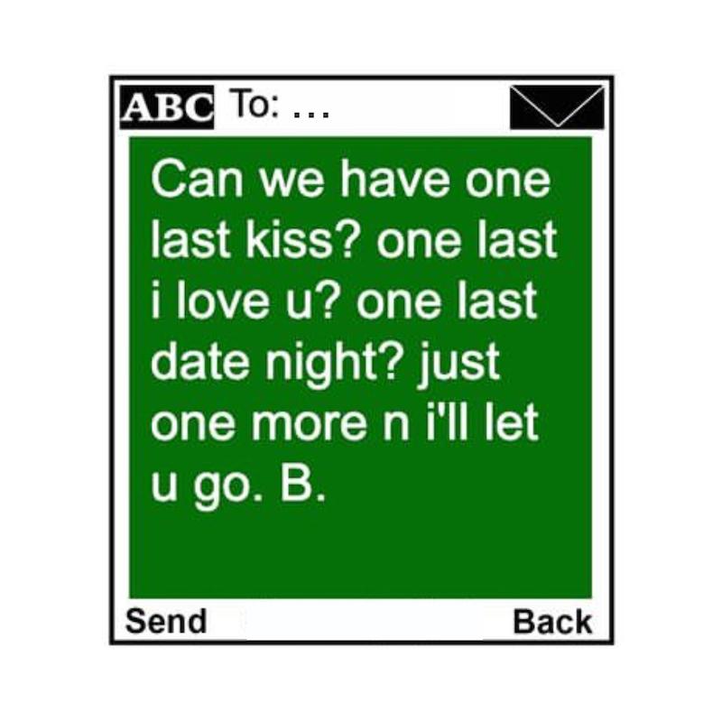 استیکر متن انگلیسی Unsent Socially61