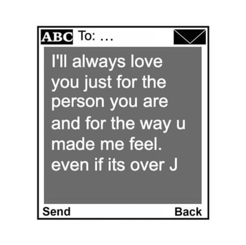 استیکر متن انگلیسی Unsent Socially62